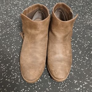 Brown booties